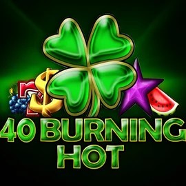 40 Burning Hot slot logo by Amusnet Interactive at DomusBet Casino40 Burning Hot