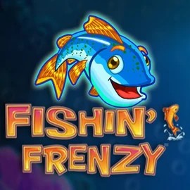 Fishin Frenzy slot logo by Blueprint Gaming at DomusBet CasinoFishin Frenzy