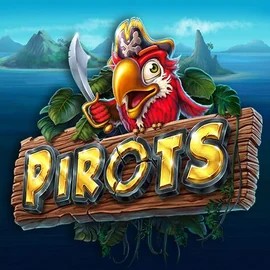 Pirots slot logo by ELK Studios at DomusBet CasinoPirots