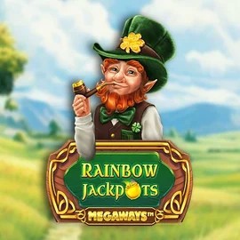 Rainbow Jackpots Megaways online game logo by Red Tiger Gaming on domusbetscasino.it