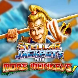Stellar Jackpots with More Monkeys game by Lightning Box Game – logo hosted on DomusBet Casino