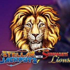 Stellar Jackpots with Serengeti Lions by Lightning Box Game, showcased at domusbetscasino.it – game logo