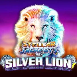 Stellar Jackpots with Silver Lion logo – Jackpots by Lightning Box Game at DomusBet Casino